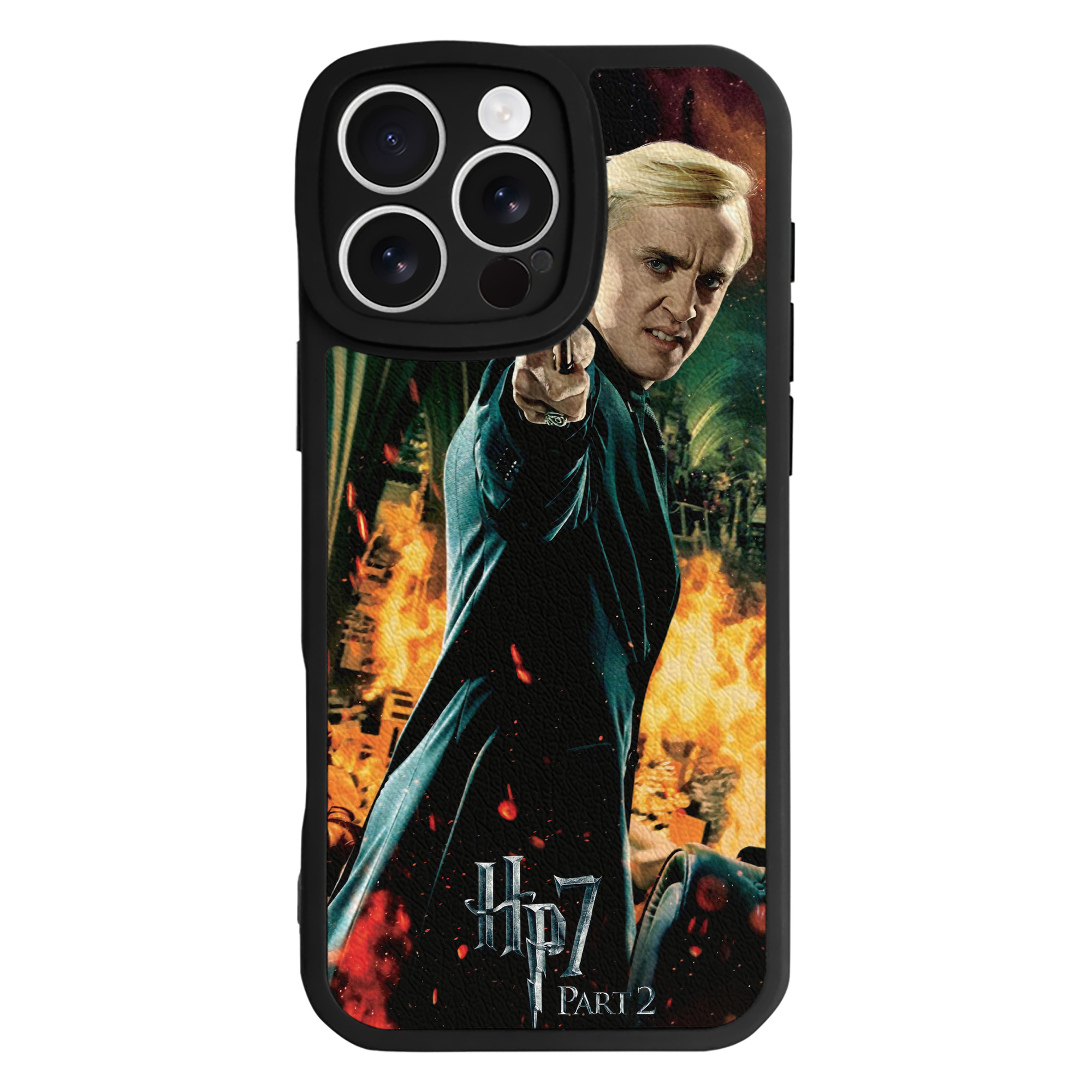 （画像用） Harry Potter ハリー・ポッターシリーズ 【iPhone 16シリーズ対応】シリコンスマホケース（レザー調） 材質：シリコン